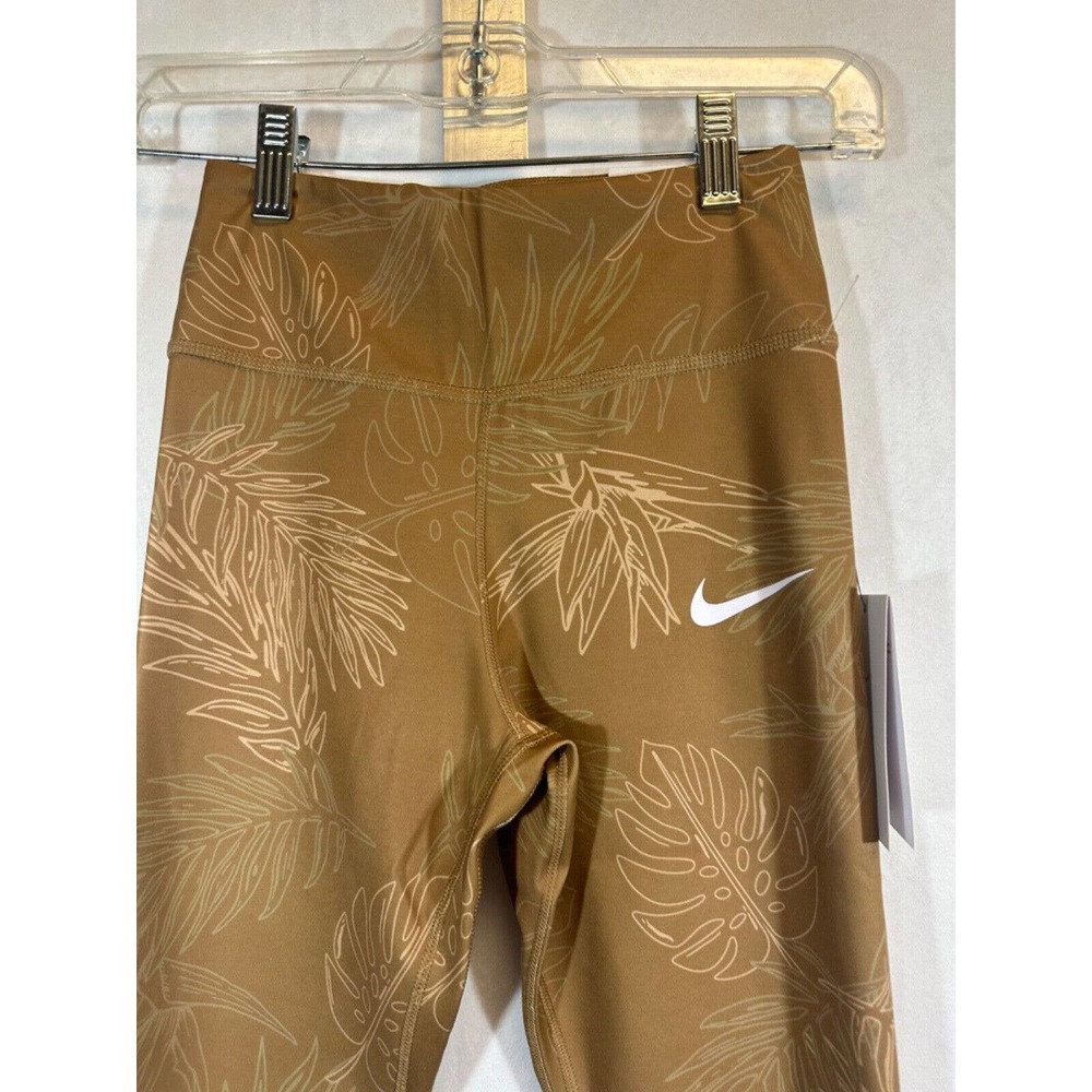 Nike Pro Leaf Print Leggings - Picture 4 of 9